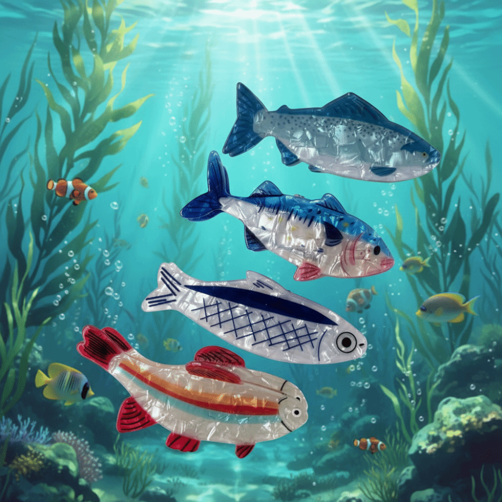 Hairpin Ocean Animal Hair Claw - Lifestyle Of Korean recension och pris
