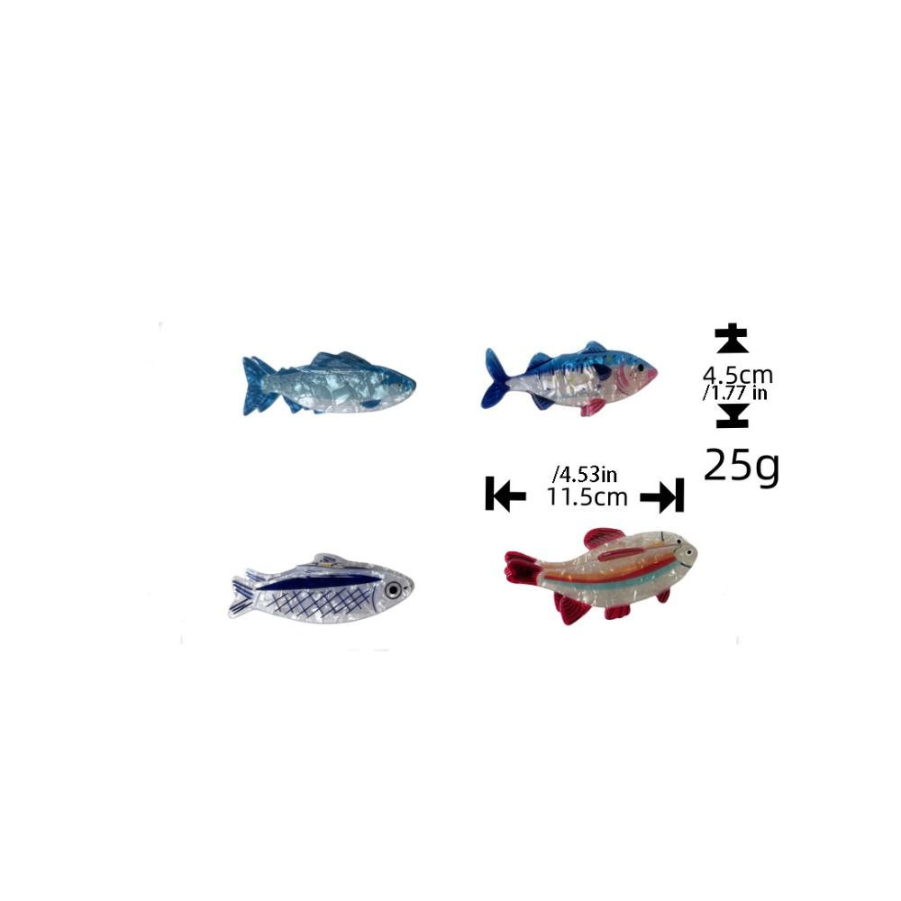 Hairpin Ocean Animal Hair Claw - Lifestyle Of Korean recension och pris