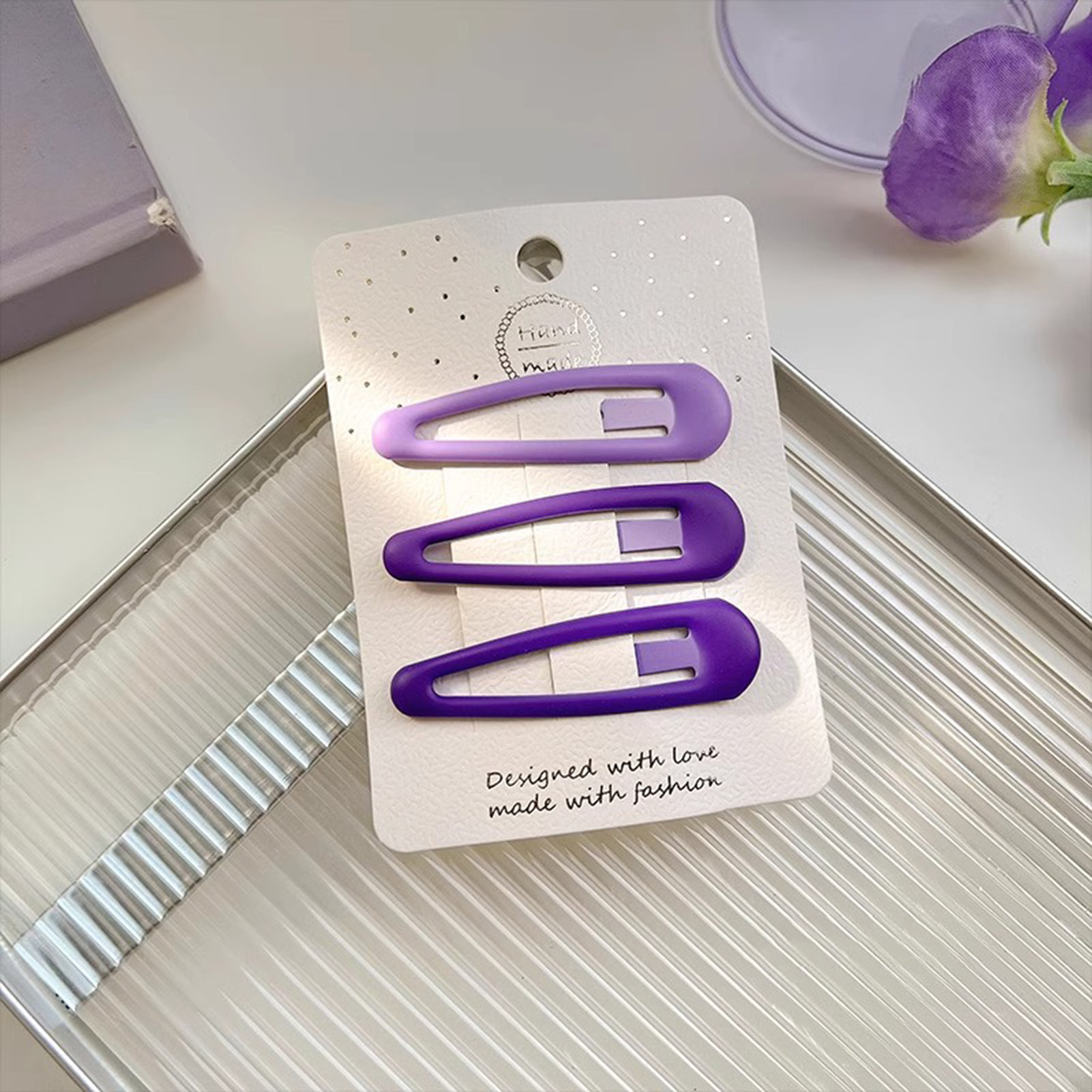 3PCS Sweet Style Headwear Pins - Lifestyle Of Korean recension och pris