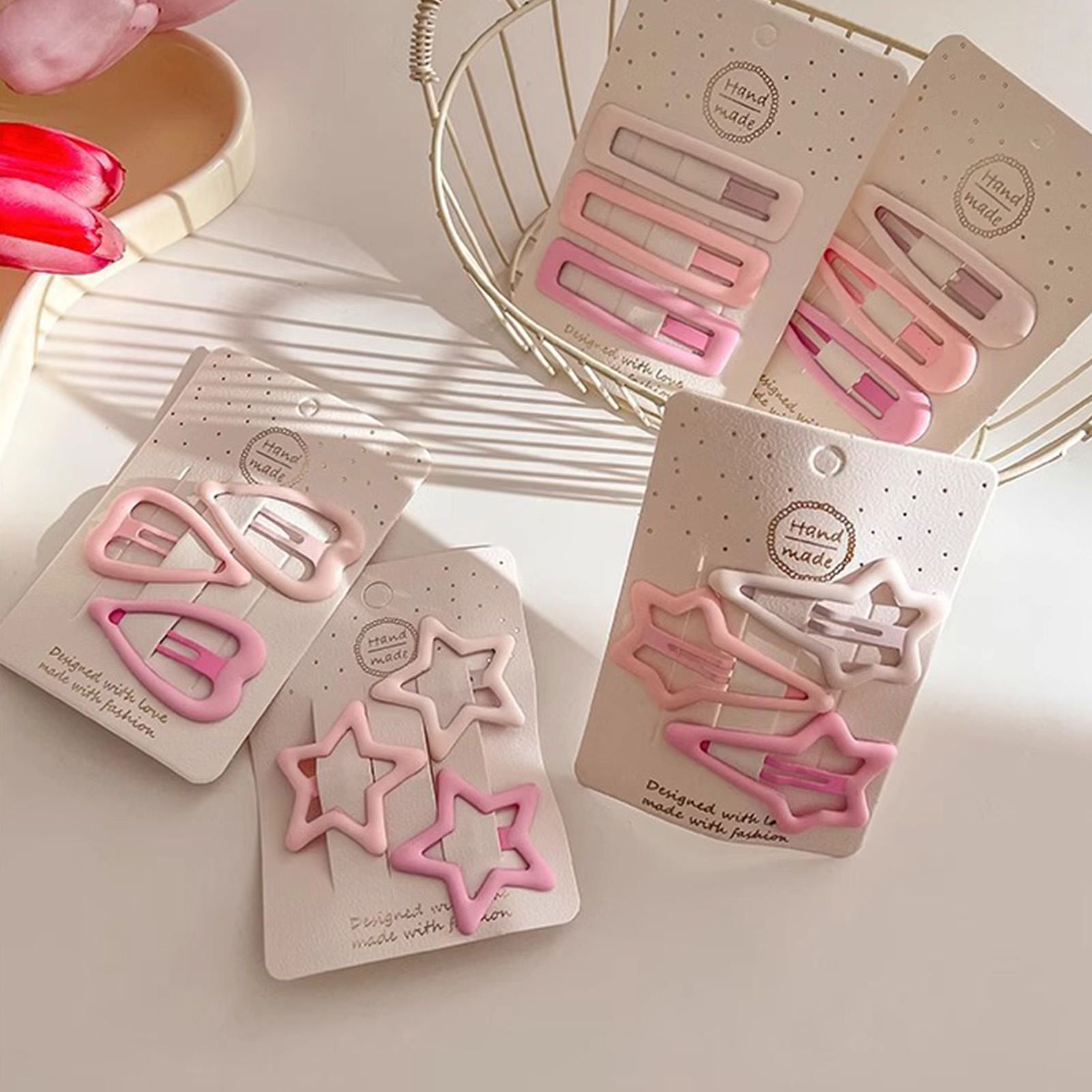 3PCS Sweet Style Headwear Pins - Lifestyle Of Korean recension och pris