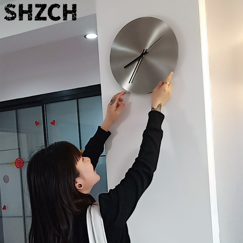 Stainless Steel 3d Wall Clock  - Korean Lifestyle Studio recension och pris