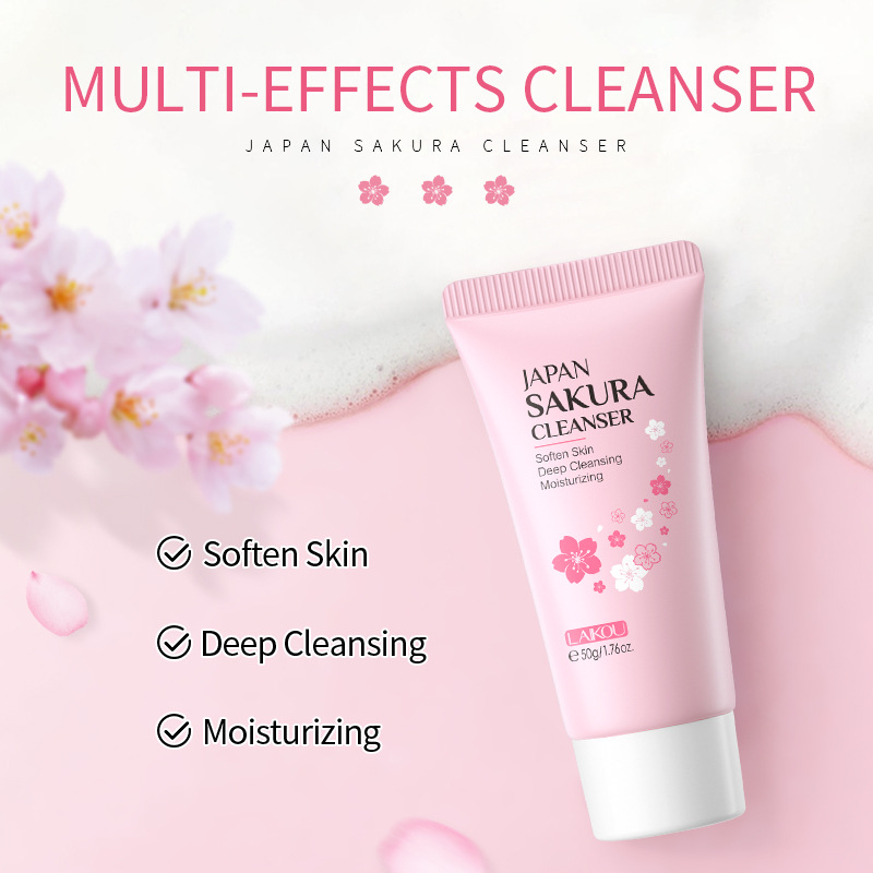 Sakura Facial Cleaner Korean F - Korean Skincare Routine recension och pris
